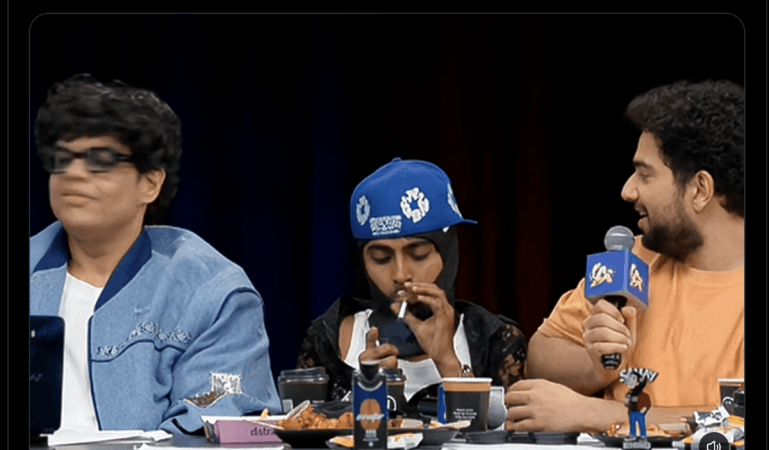 'Tapri Pe Baitha Hai?': MC Stan Lights Cigarette Mid-Show On India's Got Latent 2, Leaves Samay Raina Surprised - VIDEO