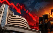 Sensex opens 122 points down and Nifty slips below 22,750, IT sector faces selling pressure amid rising oil concerns