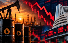 Nifty, Sensex post sharp losses amid elevated crude oil prices