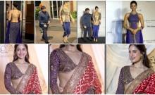 Diwali 2026: Kusha Kapila flaunts underboobs lining; Khushi Kapoor opts for a backless blouse with a thigh-high slit; Anushla trolled for wearing high heels, making her husband look much shorter