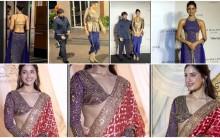 Diwali 2026: Kusha Kapila flaunts underboobs lining;  Khushi Kapoor opts for a backless blouse  with a thigh-high slit; Anushla trolled for wearing high heels, making her husband look much shorter