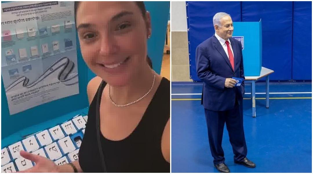 Gal Gadot casts vote in Israel election, urges citizens to vote for change amid tight Netanyahu-Eisenkot contest