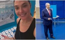 Gal Gadot casts vote in Israel election, urges citizens to vote for change amid tight Netanyahu-Eisenkot contest