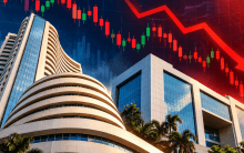Sensex ends 353 points lower as auto and banking stocks limit losses