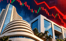 Sensex ends 353 points lower as auto and banking stocks limit losses