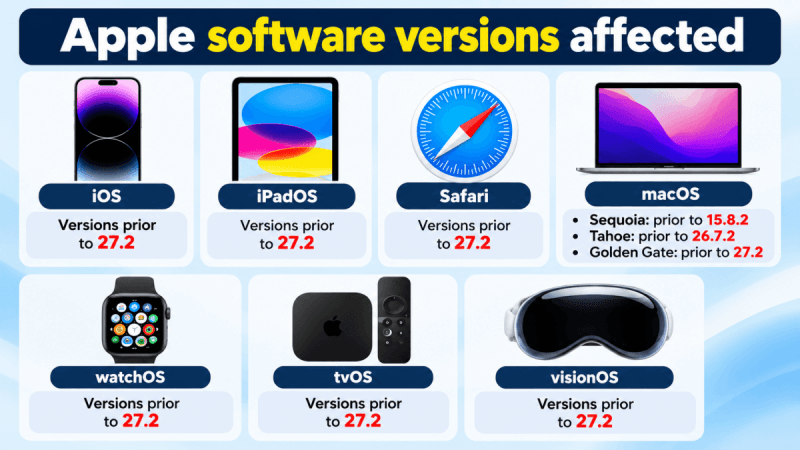 Government warns Apple users against outdated software on iPhones and Macs; urges immediate update Government warns Apple users against outdated software on iPhones and Macs; urges immediate update
