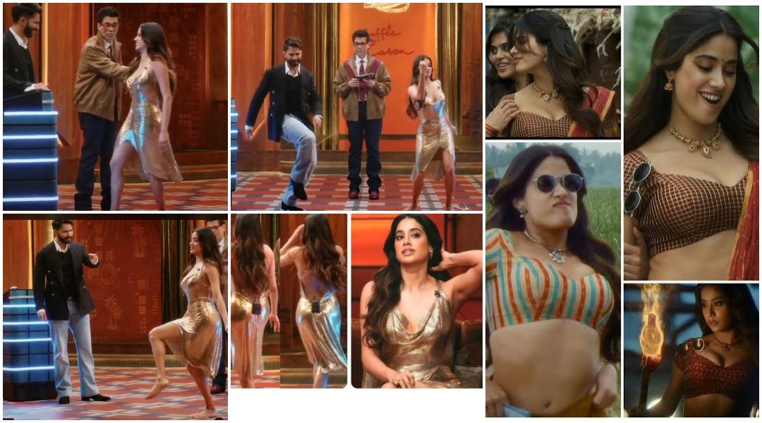 Janhvi Kapoor lifts her thighs, dances seductively during fun segment, talks about sexual objectification in Peddi; fans call her a 'hypocrite'