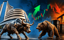 Sensex, Nifty start flat; IT stocks gain over 1% despite broader market weakness