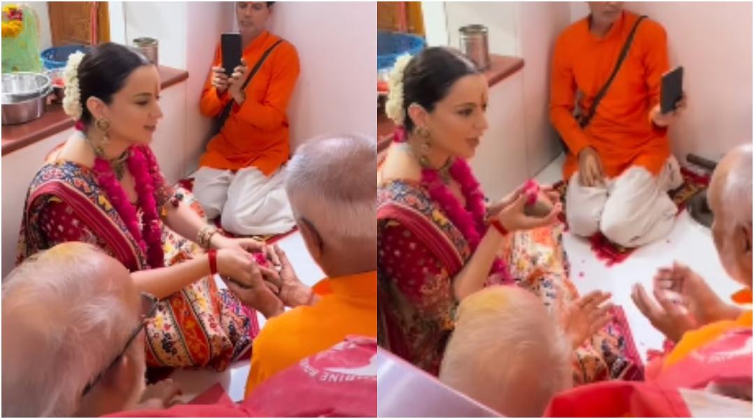 Did Kangana Ranaut perform Karwa Chauth rituals for PM Modi at Jodhpur temple? truth behind viral video