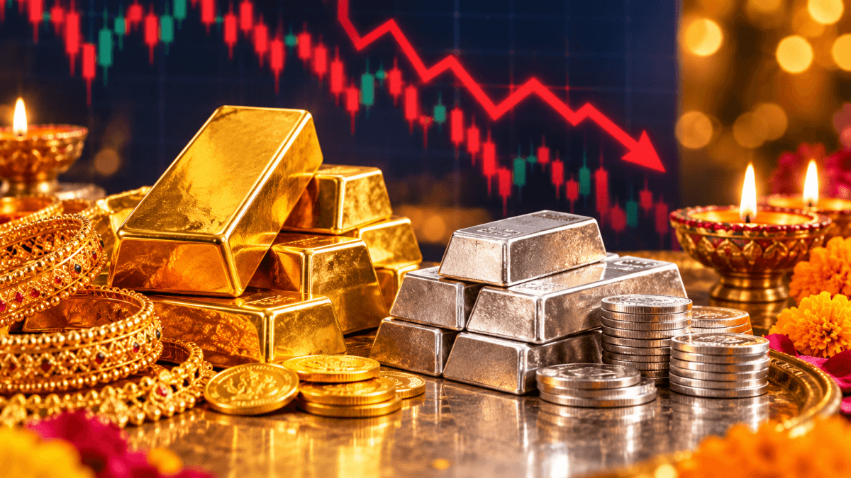 Gold slips below Rs 1.42 lakh, silver tumbles further: Is a bigger dip coming?