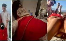 'Did Nick Jonas bite her?' Priyanka Chopra stuns in red traditional wear; fans call their Karwa Chauth 'love bite' picture disgusting