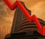 Sensex, Nifty end lower amid volatile trade