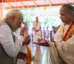 In PICS: PM Modi visits Art of Living in Bengaluru, meets Gurudev Sri Sri Ravi Shankar