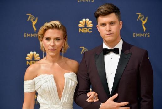 Scarlett Johansson And Colin Jost