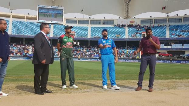 India wins toss, opts to field against Bangladesh