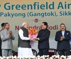PM Narendra Modi,Narendra Modi,Pakyong Airport,Pakyong Airport launch,Sikkim first airport,Sikkim's first airport