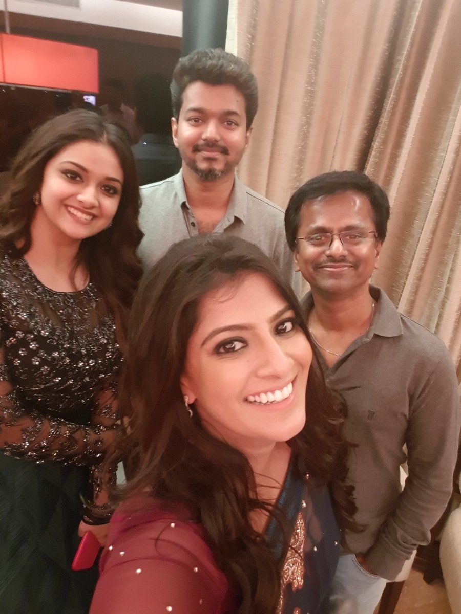 AR Murugadoss celebrates birthday with Vijay, Keerthi Suresh and Varalakshmi Sarathkumar Vijay,Keerthi Suresh,Varalakshmi Sarathkumar,AR Murugadoss birthday,AR Murugadoss birthday celebration,AR Murugadoss birthday celebration pics,AR Murugadoss birthday celebration images,AR Murugadoss birthday celebration stills,AR Murugadoss birthday celeb