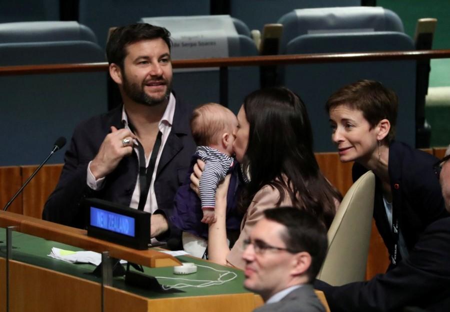 UNGA debut for New Zealand's first baby PM Jacinda Ardern,Jacinda Ardern,New zealand PM Jacinda Ardern,Jacinda Ardern with baby Neve,baby Neve,UN general assembly