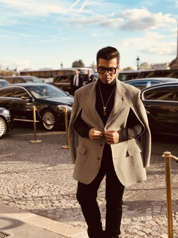 Karan Johar nails the style game, wears Gucci at Paris Fashion Week