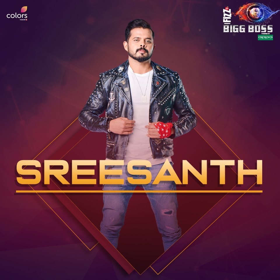 5) S. Sreesanth Salman Khan's Bigg Boss 12,Bigg Boss 12,Bigg Boss 12 pics,Bigg Boss 12 images,Nehha Pendse,Karanvir Bohra,Dipika Kakar Ibrahim,S. Sreesanth,Anup Jalota and Jasleen Matharu,Deepak Thakur and Urvashi Vani