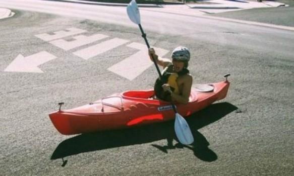 25. Kayaking