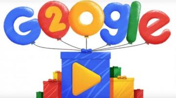 Google,Google 20th birthday,Google birthday,Google birthday doodle,google celebrates 20 years,google birthday logo