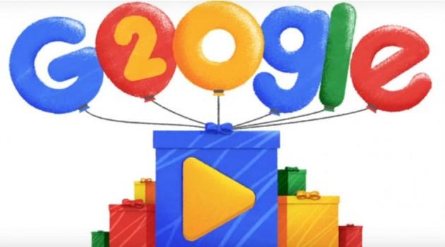 Google celebrates 20 years, walks down memory lane