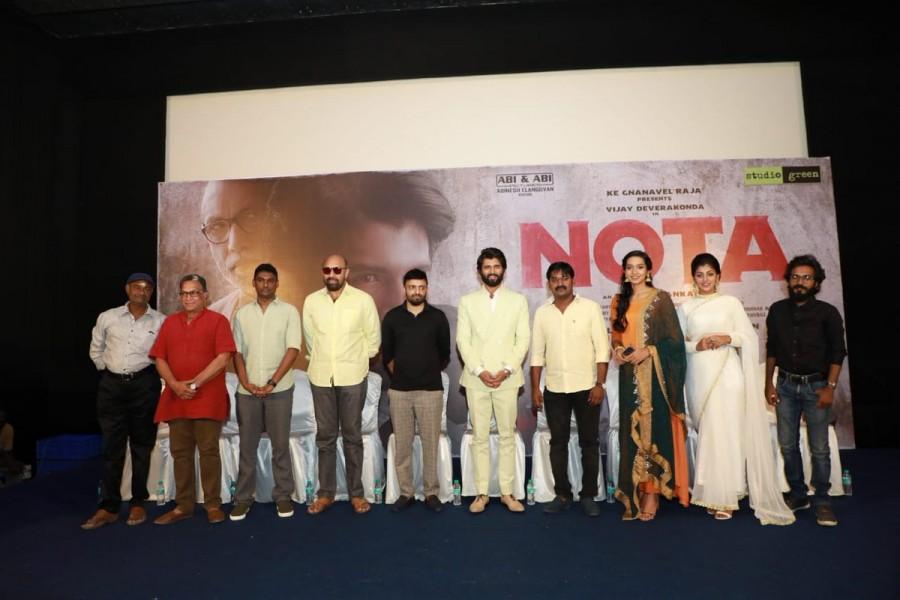 Celebs at NOTA press meet Vijay Deverakonda,Yashika Aannand,Sathya Raj,Mehreen Pirzada,Karunakaran,NOTA press meet,NOTA,NOTA press meet pics,NOTA press meet images,NOTA press meet stills,NOTA press meet pictures,NOTA press meet photos
