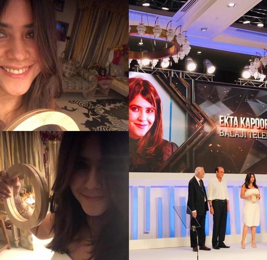 Ekta Kapoor awarded as the 'Icon of Excellence' at the Tycoons of Tomorrow awards Ekta Kapoor,Icon of Excellence,Forbes Tycoons of Tomorrow awards,Ekta Kapoor recives Forbes Tycoons of Tomorrow awards