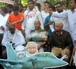 Karnataka Youth Congress stages protest in Delhi