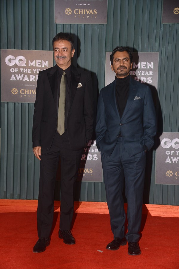 Rajkumar Hirani and Nawazuddin Siddiqui Karan Johar,Radhika Apte,Tiger Shroff,Diana Penty,GQ Awards,GQ Awards 2018,GQ men of the year awards,GQ Men of the Year Awards 2018,Celebs at GQ Men of the Year Awards,GQ Men of the Year Awards pics,GQ Men of the Year Awards images,GQ Men of the Year Awar