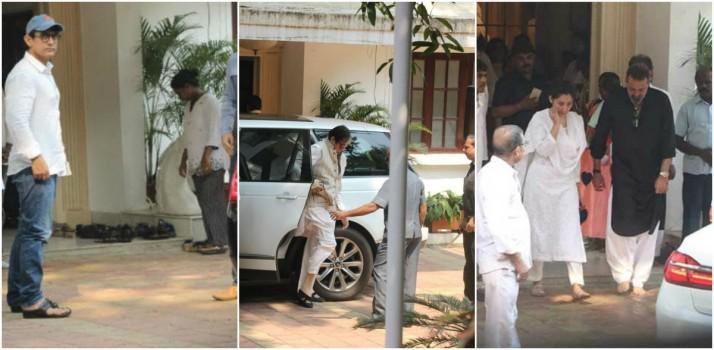 Celebs visit Krishna Raj Kapoor's house to pay last respects