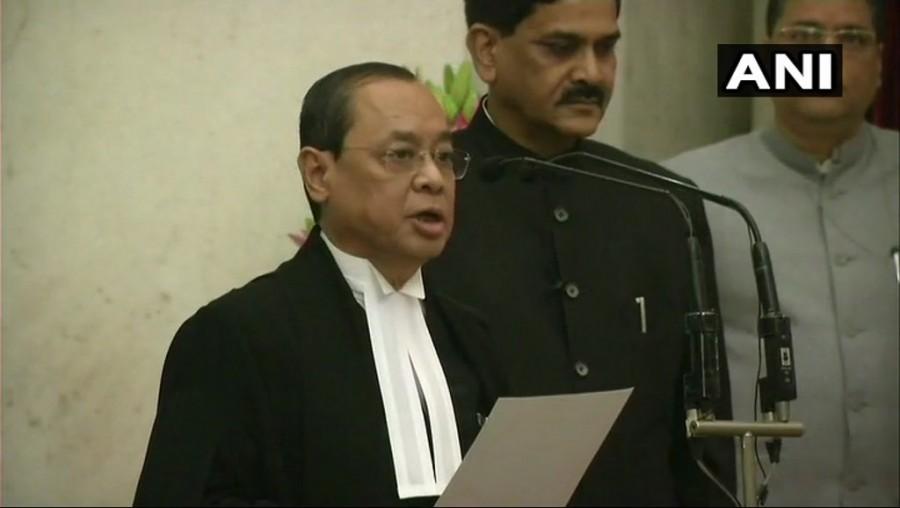 Ranjan Gogoi has been sworn-in as the 46th Chief Justice of India by President Ram Nath Kovind at Rashtrapati Bhavan Justice Ranjan Gogoi,Ranjan Gogoi,Ranjan Gogoi as 46th Chief Justice of India,46th Chief Justice of India,CJI