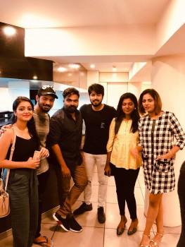 Riythvika meet Simbu, Mahat, Janani, Harish Kalyan and Aishwarya Dutta
