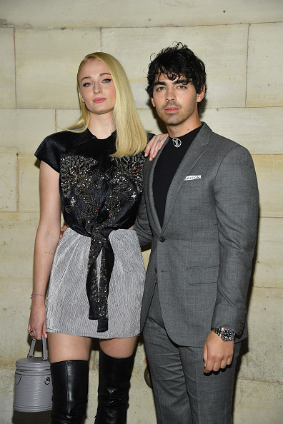 Joe Jonas and Sophie Turner Joe Jonas and Sophie Turner,Joe Jonas,Sophie Turner,Singer Joe Jonas,actress Sophie Turner,Louis Vuitton show,Paris Fashion Week,Paris Fashion Week 2018