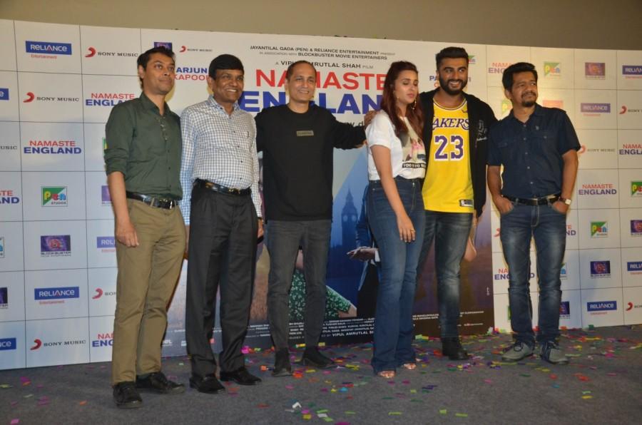 Celebs at Proper Patola song launch Arjun Kapoor and Parineeti Chopra,Arjun Kapoor,Parineeti Chopra,Namaste England,Namaste England pair,Proper Patola launch,Proper Patola song launch,Proper Patola song launch pics,Proper Patola song launch images,Proper Patola song launch stills,Proper Pat