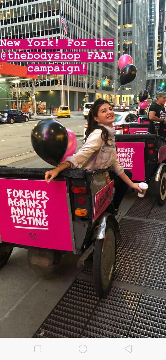 Jacqueline Fernandez expresses her views against animal testing at the UN World Animal Day,World Animal Day 2018,Jacqueline Fernandez,actress Jacqueline Fernandez
