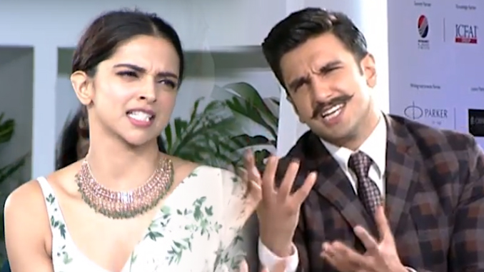 Deepika Padukone, Ranveer Singh create a 'Khalibali' moment at HTLS 2018 Deepika Padukone,Ranveer Singh,Deepika Padukone and Ranveer Singh,Deepika Padukone and Ranveer Singh Khalibali moment,Khalibali moment,HTLS 2018