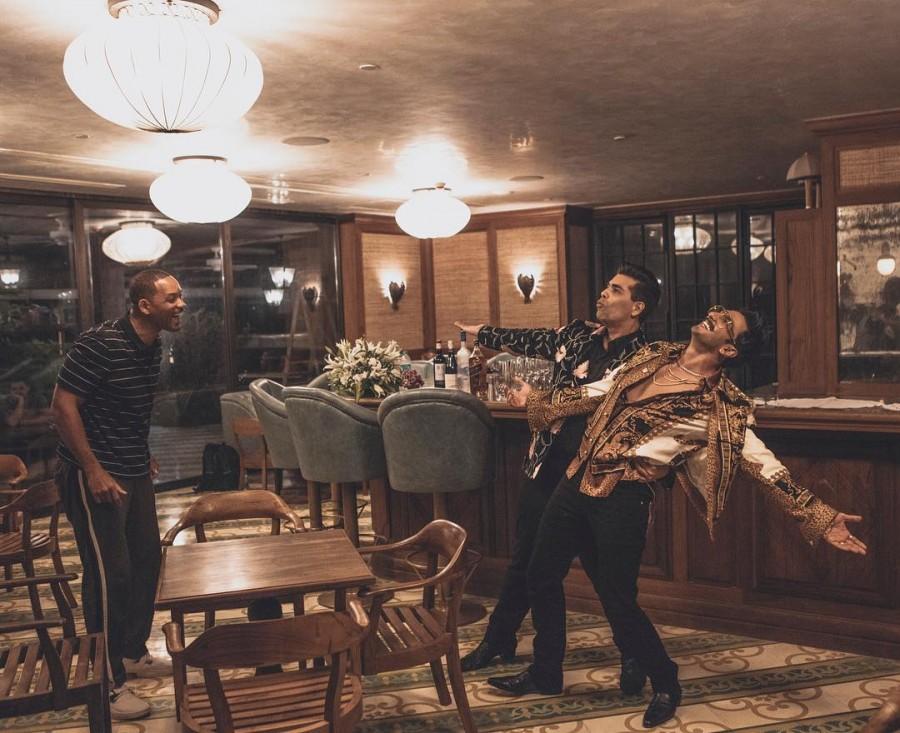 Will Smith gets Bollywood lesson from 'two of the best in the game' Will Smith,Will Smith with Karan Johar and Ranveer Singh,Will Smith with Karan Johar,Will Smith with Ranveer Singh,Karan Johar,Ranveer Singh,Will Smith in India