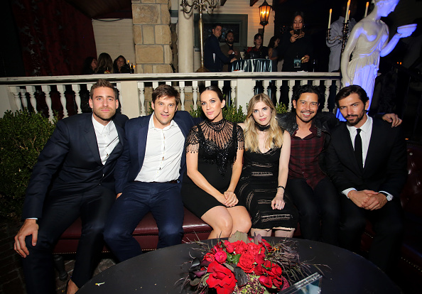 Oliver Jackson-Cohen, Blair Fetter, Kate Siegel, Laura Delahaye, Anthony Ruivivar and Michiel Huisman Kate Siegel,Mckenna Grace,Blair Fetter,Lulu Wilson,Paxton Singleton,Carla Gugino,Wade Allen,Annabeth Gish,Darryl Frank,The Haunting Of Hill House premiere,The Haunting Of Hill House premiere show,celebs at The Haunting Of Hill House premiere