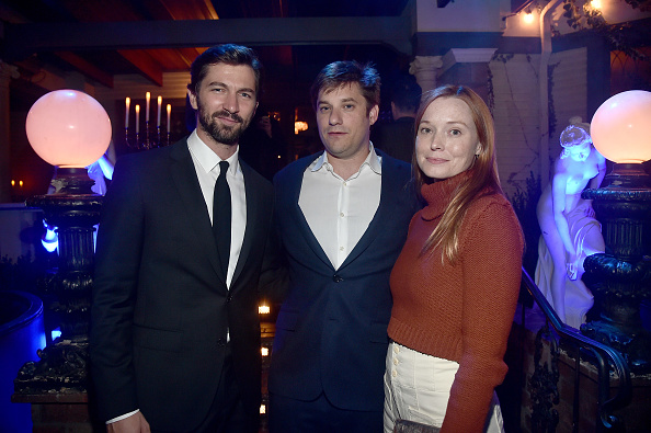 Michiel Huisman, Blair Fetter and Samantha Sloyan Kate Siegel,Mckenna Grace,Blair Fetter,Lulu Wilson,Paxton Singleton,Carla Gugino,Wade Allen,Annabeth Gish,Darryl Frank,The Haunting Of Hill House premiere,The Haunting Of Hill House premiere show,celebs at The Haunting Of Hill House premiere