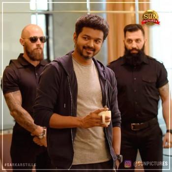 Vijay's Sarkar working stills
