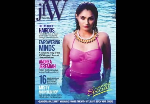 Andrea Jeremiah Photoshoot for JFW Magazine