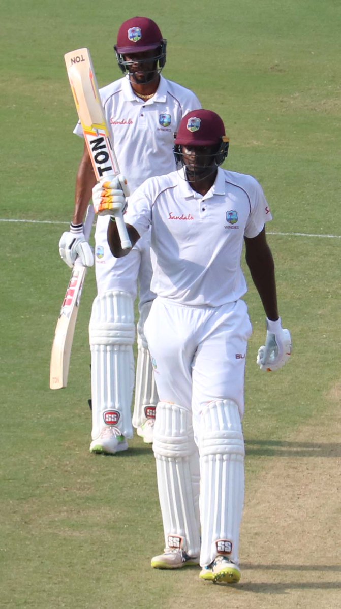 Ind vs WI 2nd Test: Roston Chase, Jason Holder propel Windies to 295/7 on day 1 Ind vs WI 2nd Test,Ind vs WI,Roston Chase,Jason Holder,Virat Kohli