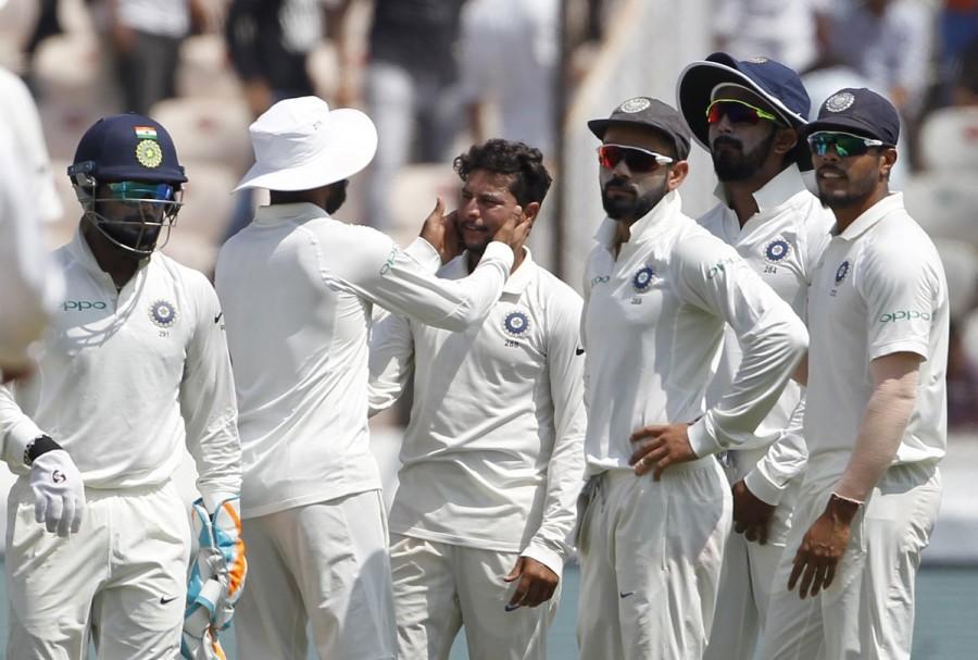 Ind vs WI 2nd Test: Roston Chase, Jason Holder propel Windies to 295/7 on day 1 Ind vs WI 2nd Test,Ind vs WI,Roston Chase,Jason Holder,Virat Kohli