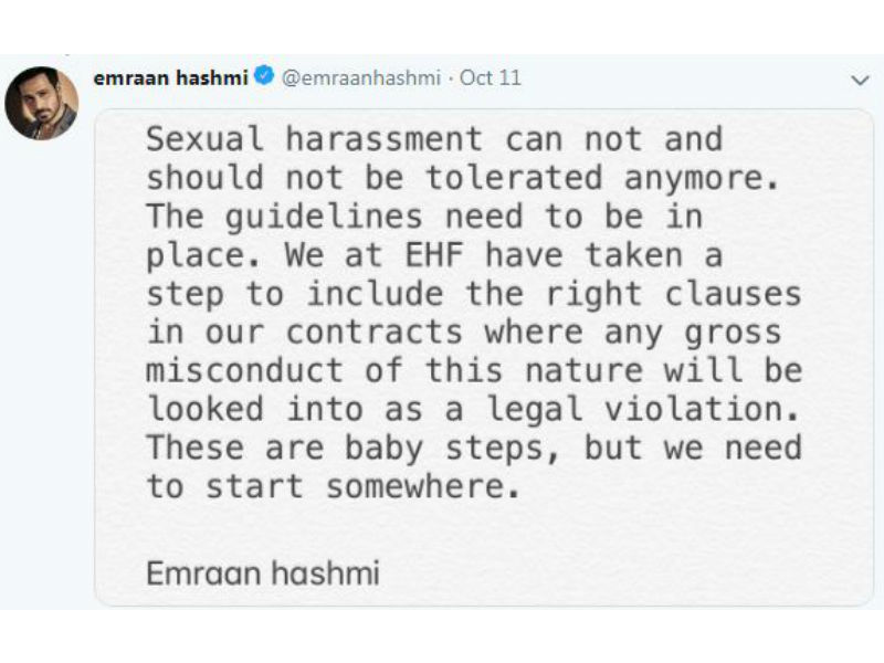 Farhan Akhtar Ajay Devgn,Farhan Akhtar,Taapsee Pannu,Emraan Hashmi,Sexual harassment,#MeToo,Sajid Khan,Housefull 4,nana patekar,Tanushree Dutta Nana Patekar