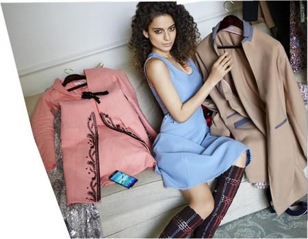 Kangana Ranaut Photoshoot for S6 Edge