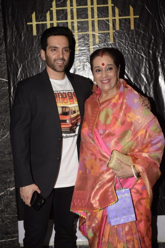 Luv Sinha along with his mother Poonam Sinha Esha Deol,Rekha,Jeetendra,Bharat Takhtani,Luv Sinha,Hema Malini birthday celebration,Hema Malini birthday celebration pcis,Hema Malini birthday celebration images,Hema Malini birthday celebration stills,Hema Malini birthday celebration pictures,Hema Malin
