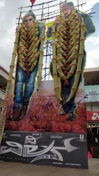 The Villain release: First show of Shiva Rajkumar, Sudeep's film begins with massive celebrations