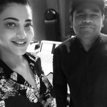 Shruti Haasan with AR Rahman